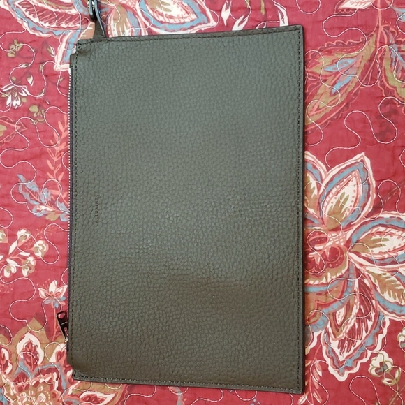 All Saints Handbags - EUC- All Saints Pebbled Leather Zippered Wristlet/Pouch